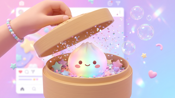 Comment ouvrir ton Squishy Bun comme une vraie influenceuse TikTok
