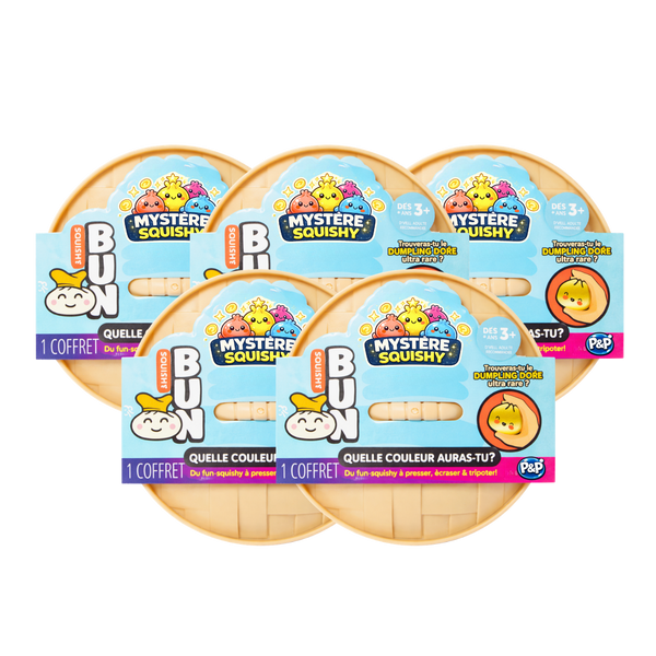 Pack de 5 Squishy Mystère